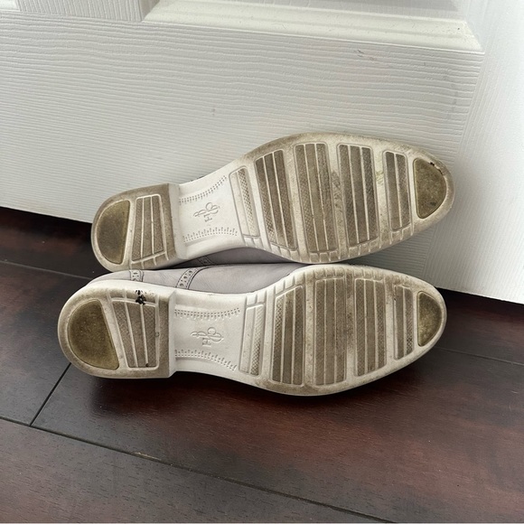 Size 9 Cole Haan Leather Oxford Toe Cap Grey Shoes - Picture 5 of 8